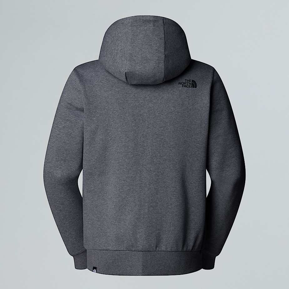 Men's Simple Dome Full-Zip Hoodie