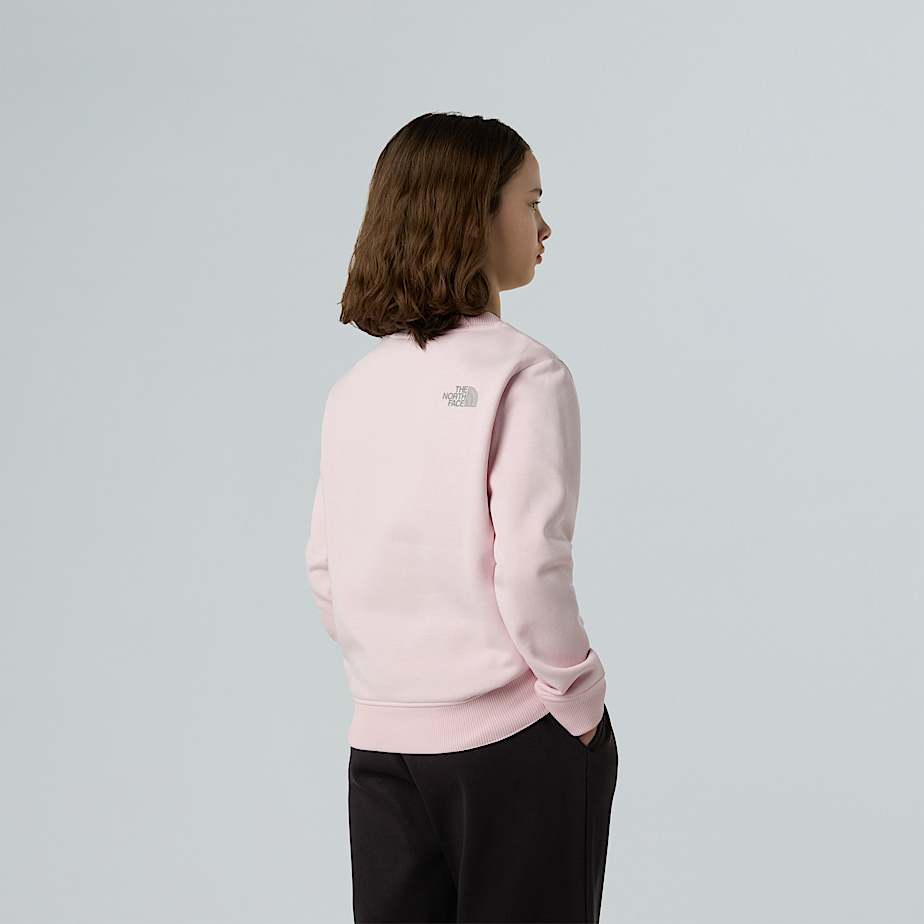 Girls' Reflective Logo Relaxed Sweatshirt